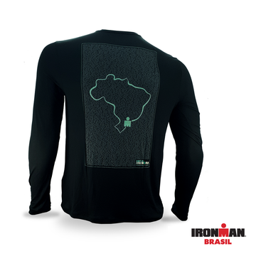 Camiseta Manga Longa Find Your Name IRONMAN BRASIL 2018