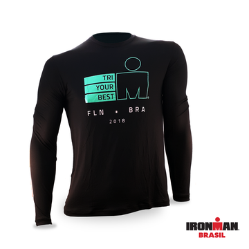 Camiseta Manga Longa Find Your Name IRONMAN BRASIL 2018